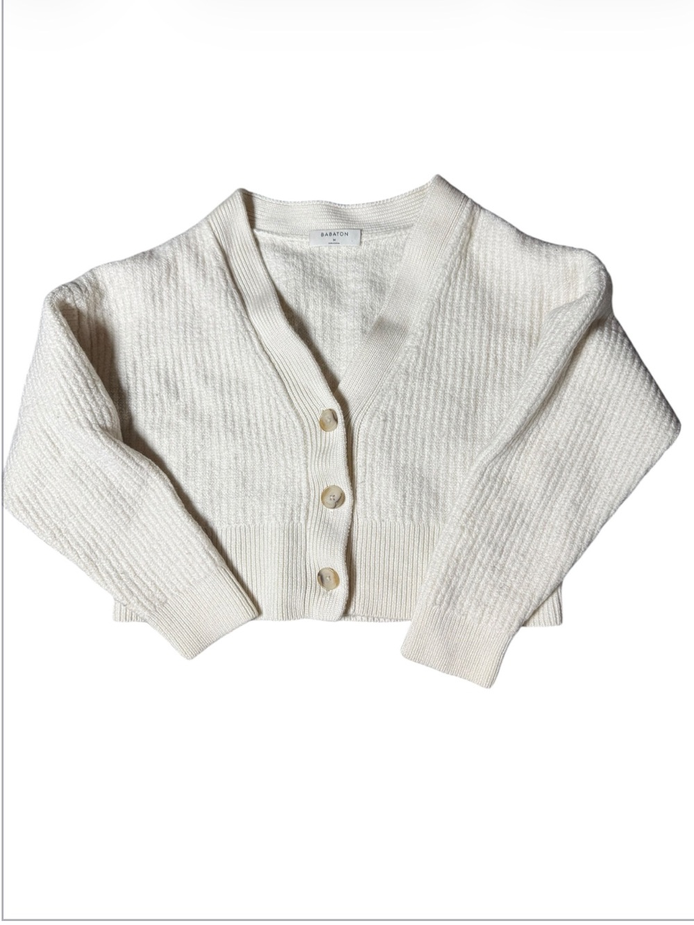 Babaton Aritzia Wool Cardigan Cropped Sweater